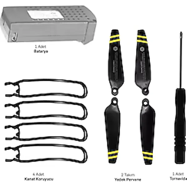 Corby CDA017 Bataryalı Drone Aksesuarı Paketi CX017-CX022-CX026 Uyumlu