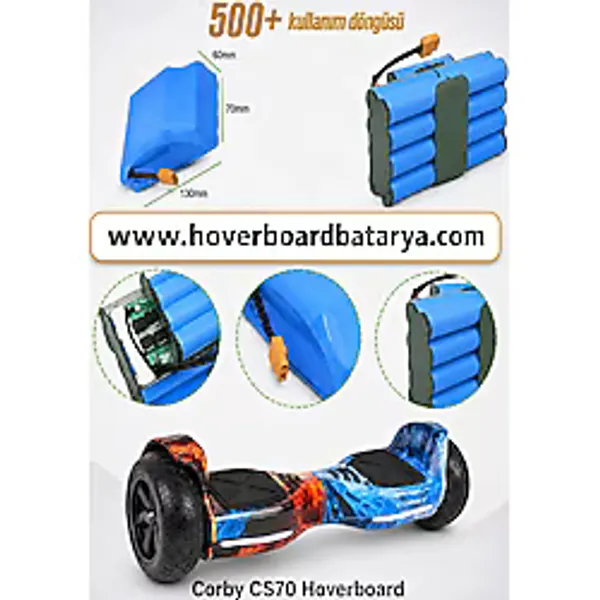 Corby CS70 Hoverboard 6 Ay Garantili Hoverboard Bataryası