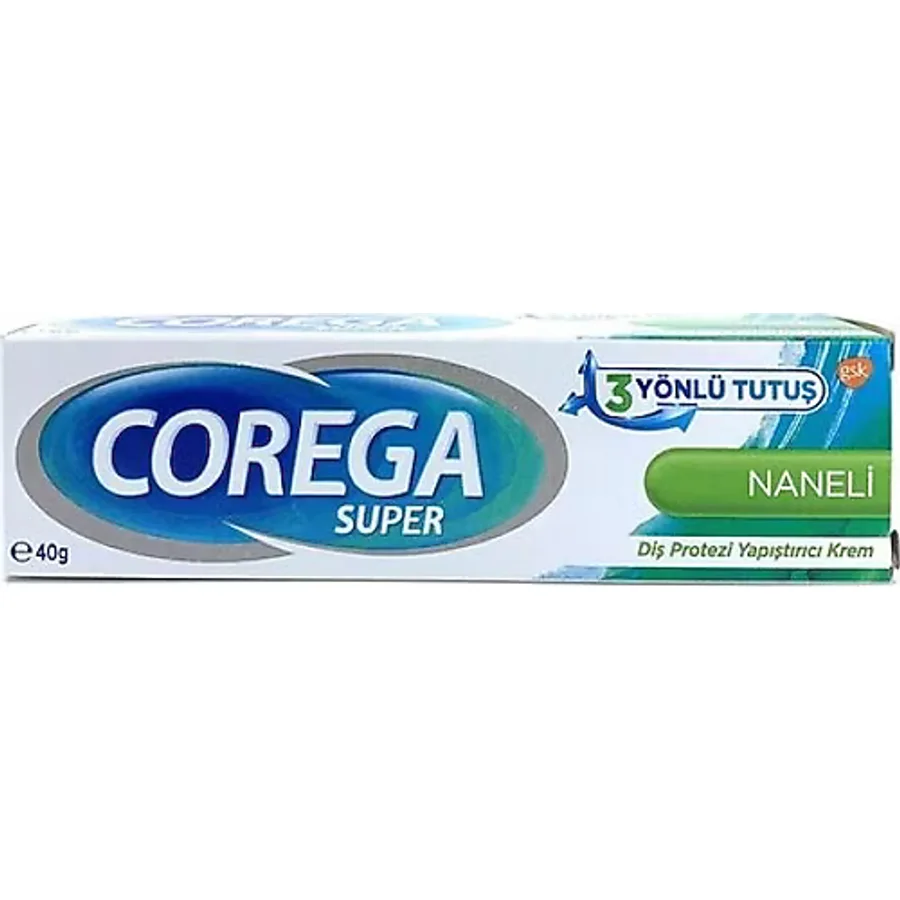 Corega Super Protez Yapıştırıcı Krem Naneli 40 gr