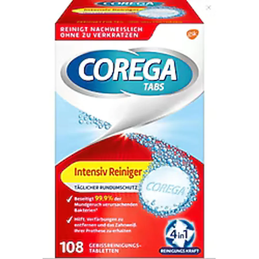 Corega Yoğun Koruma 108'li Protez Temizleme Tableti
