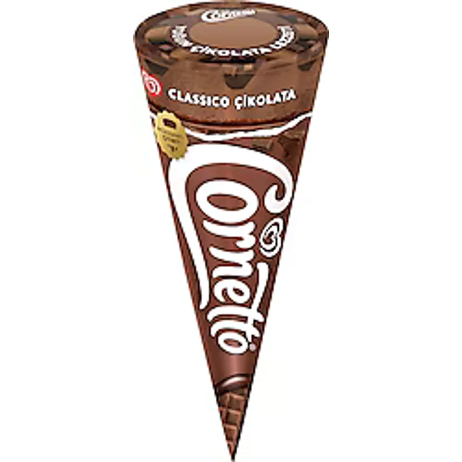 Cornetto Classico 125 ml Çikolatalı Dondurma