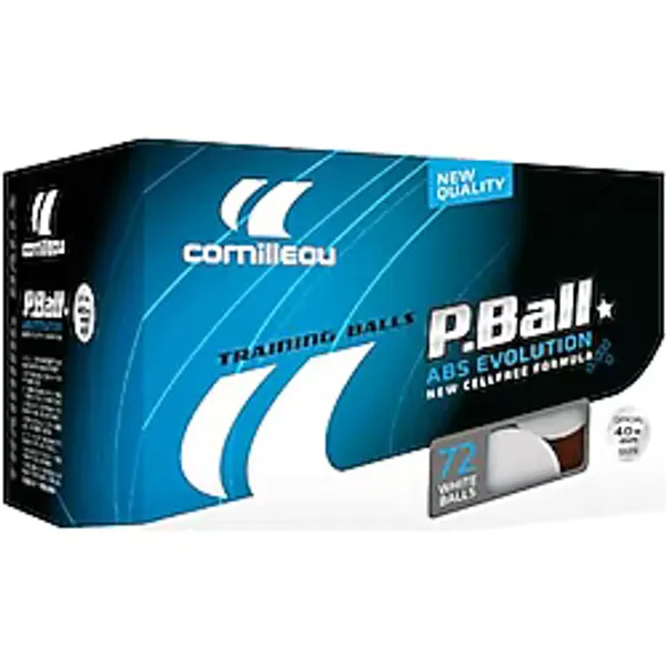 Cornilleau P-Ball ABS Evolution 1 Yıldız 72 li Masa Tenisi Topu Beyaz