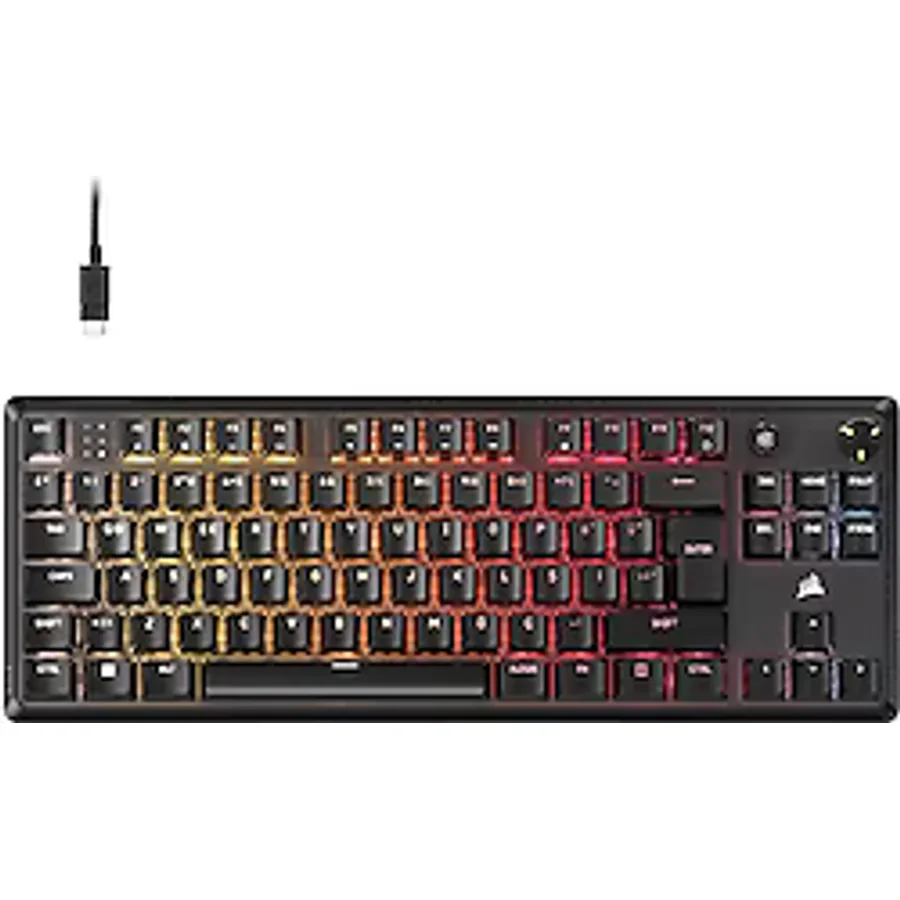 Corsair K70 Core TKL RGB CH-911911E-TR MLX Red Switch Kablolu Mekanik Oyuncu Klavyesi