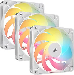 Corsair RS120-R Reverse ARGB CO-9050197-WW Beyaz 3'lü 12 cm Kasa Fanı