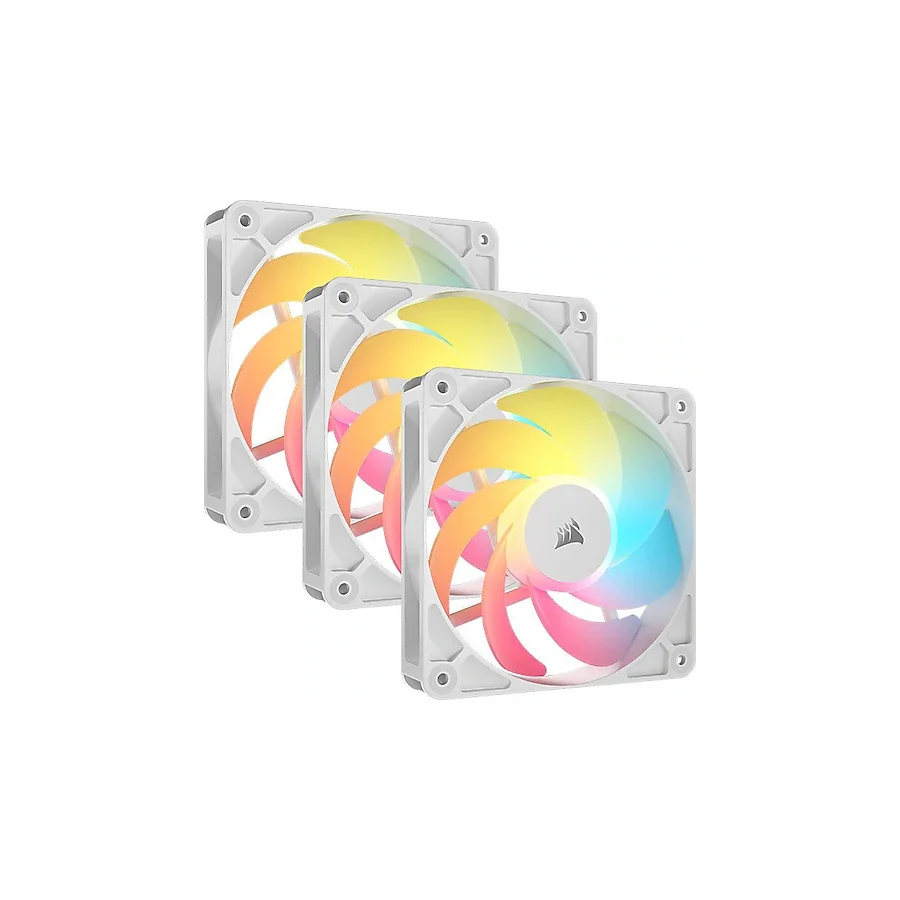 Corsair RS120-R Reverse ARGB CO-9050197-WW Beyaz 3'lü 12 cm Kasa Fanı