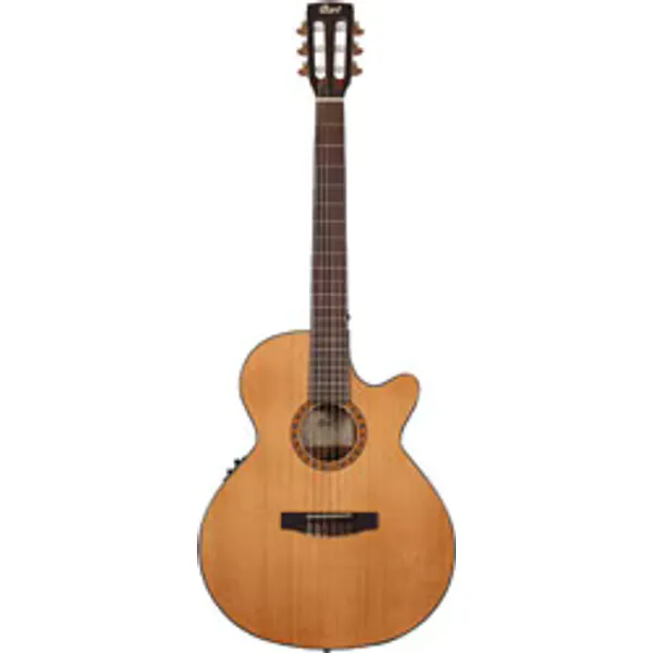 Cort CEC5 Naturel Elektro Klasik Gitar
