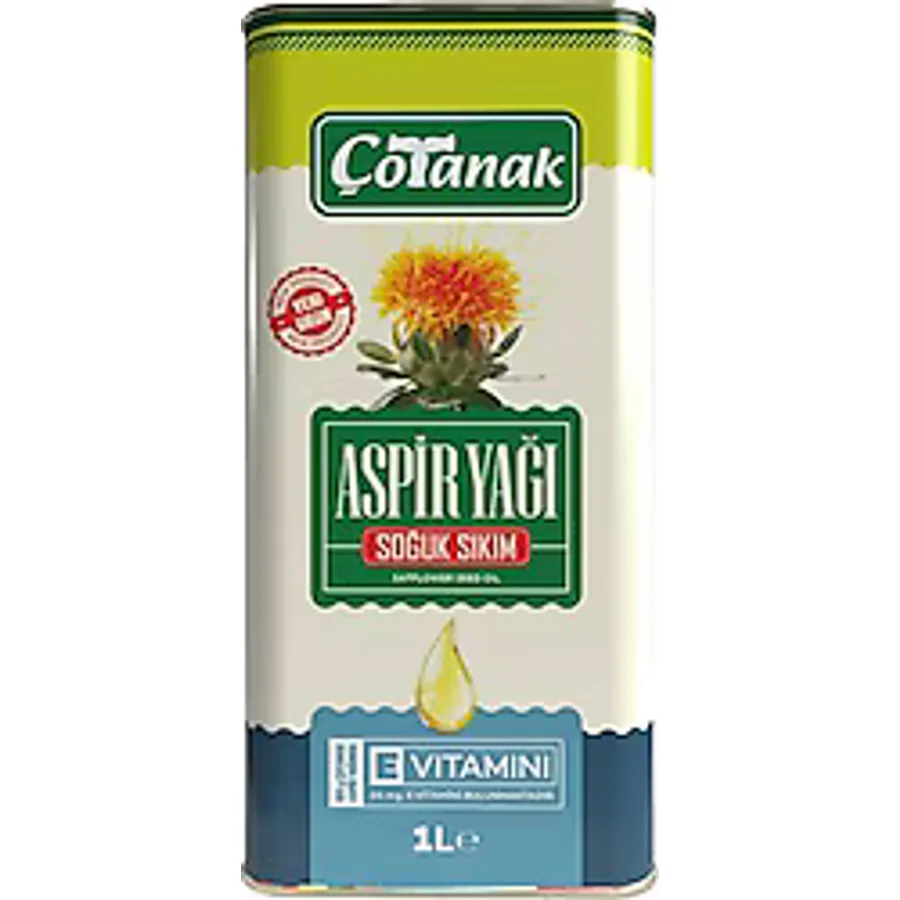 Çotanak Soğuk Sıkım Aspir Yağı 1 lt