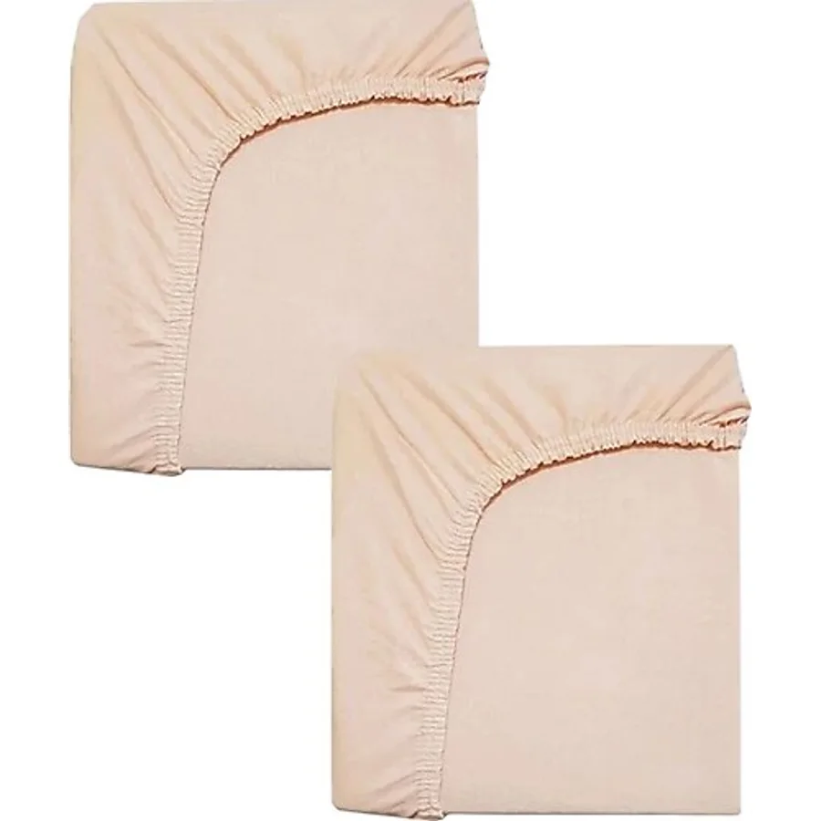 COTENCONCEPT 2 Adet 50 X 90 10 Cm Anne Yanı Lastikli Penye Kumaş Bebek Çarşafı