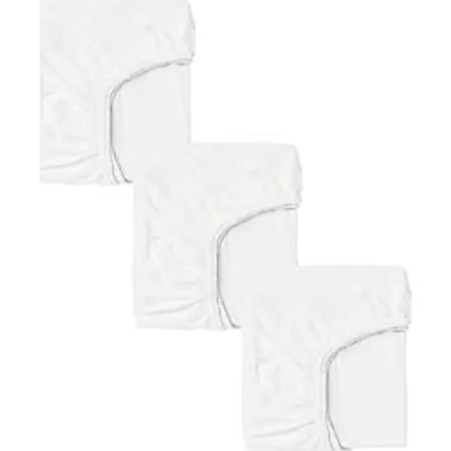 cotenconcept 3 Adet 40 x 80 + 10 cm Anne Yanı Lastikli Penye Kumaş Bebek Çarşafı