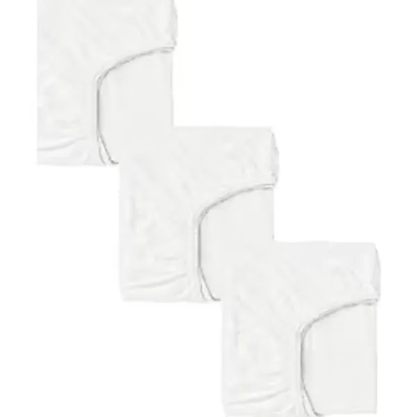 cotenconcept 3 Adet Pamuklu ve Lastikli 60 x 120 cm Penye Bebek Çarşaf