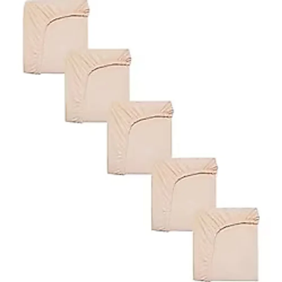 cotenconcept 5 Adet 50 x 90 + 10 cm Anne Yanı Lastikli Penye Kumaş Bebek Çarşafı
