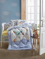 Cotton Box Air Plane Mavi Bebek Nevresim Takımı