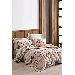 Cotton Box Ethnic Çift Kişilik Complete Set Felix Kiremit