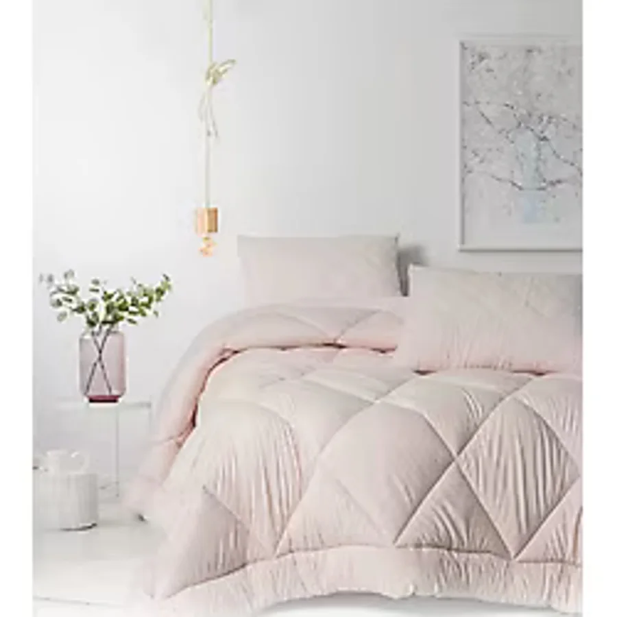 Cotton Box Softwash Çift Kişilik Yorgan Seti Pembe 180X200 Lastikli Çarşaf
