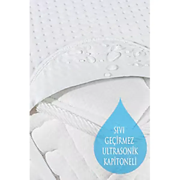 Cottonest Tek Kişilik Sıvı Geçirmez Alez 90 x 200 cm Lastikli Yatak Koruyucu