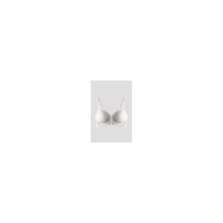 Cottonhill Seamless Bra - Pure Krem Lazer Kesim Dikişsiz Ayarlanabilir Askılı Balensiz Kadın Sütyen - 90B
