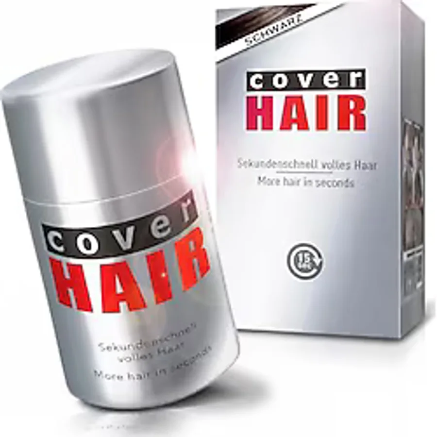 Cover Hair 14 Gram Saç Fiberi Dolgunlaştırıcı Kellik Kapatıcı Siyah Toz (Topik Tozu)