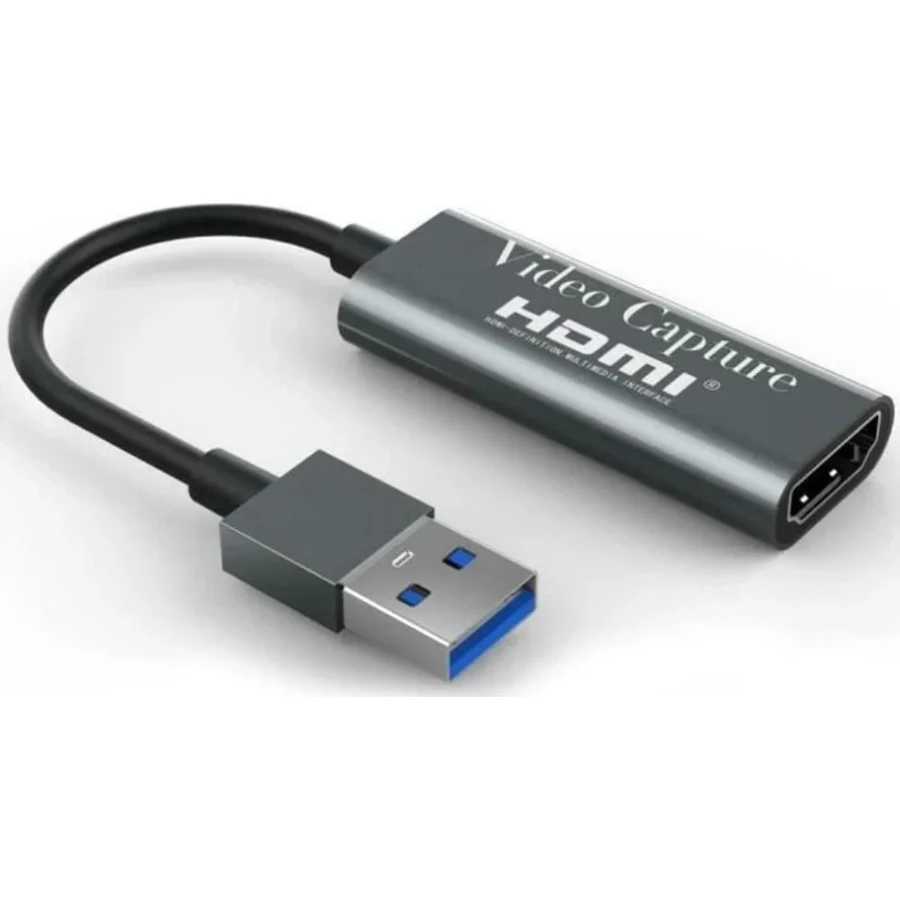 Coverzone 4k Usb 3.0 Capture Video Yakalama Adaptörü Hdmi To Usb 4k 1080p 60fps Akış Konferans/canlı Yayın/oy