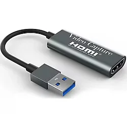 Coverzone 4k Usb 3.0 Capture Video Yakalama Adaptörü Hdmi To Usb 4k 1080p 60fps Akış Konferans/canlı Yayın/oy