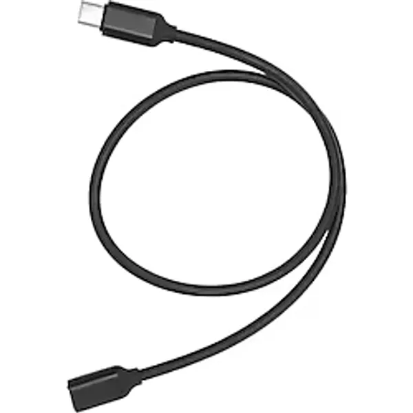 Coverzone 50cm Type-C Uzatma Kablosu - 60W Hızlı Şarj ve 3A Akım Destekli USB-C Erkek Dişi Kablo 24Pin 56K Dirençli Dayanıklı Laptop, Tablet ve Telefon ile Uyumlu (50cm) ZR73