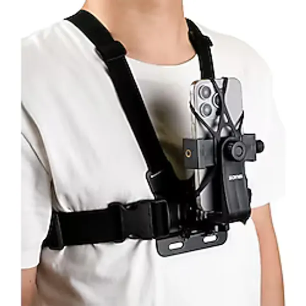 Coverzone Aksiyon Kamerası Aksesuar Seti Kafa Bandı,Telefon Tutucu,Göğüs Askısı,Spor Çekim İçin Aparat Rmx-81