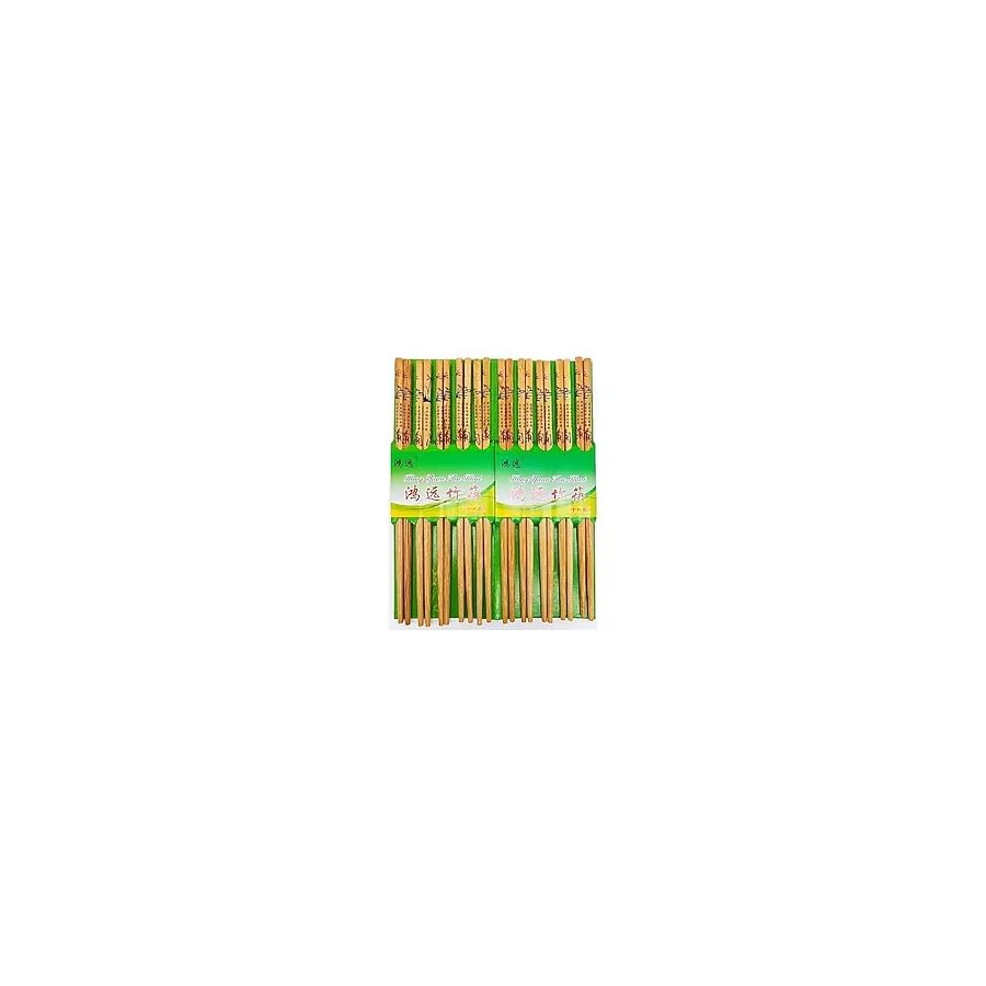 Coverzone Bambu Organik Chopstick Yemek Çubuğu Haşi 10 Çift Uzak Doğu Japon Tip