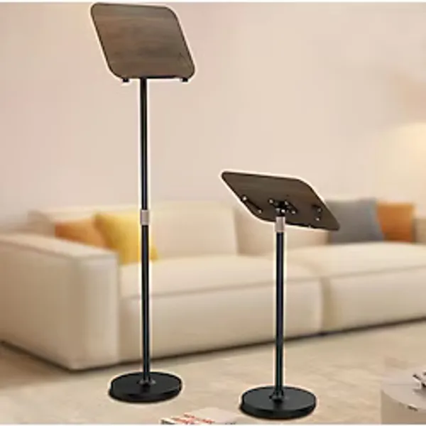 CoverZone Çok Amaçlı Kitap Okuma Standı 55CM Yükseklik Katlanabilir Metal & Ahşap Tasarım - S02