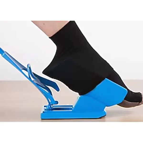 Coverzone Çorap Giyme Aparatı, Sock Slider Çorap Giydirme Yardımcısı, Eğilmekte Zorluk Çekenler, Protez ve Bel Fıtığı Olanlar İçin Uzun Saplı Pratik Giydirici Aparat
