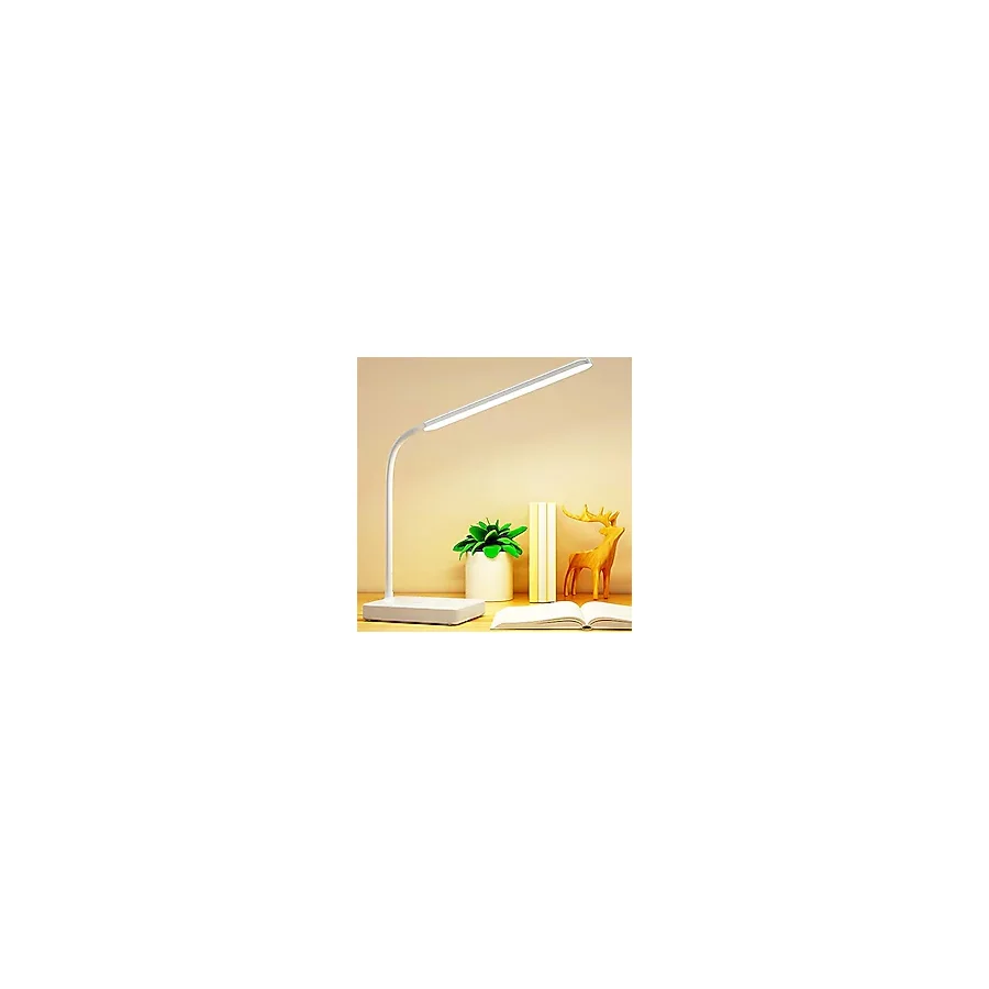 coverzone Dekoratif Dokunmatik D1901 Şarjlı kademeli 58cm LED Masa Lambası,Çalışma masası lambası ışığı, Yatak odası başucu lambası ışığı, kitap okuma
