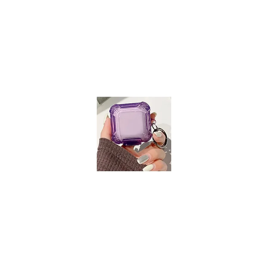Coverzone Galaxy Buds 2 Pro İle Uyumlu Transparan Şeffaf Renkli Forever Kancalı Sert Koruma Kirden Koruyan