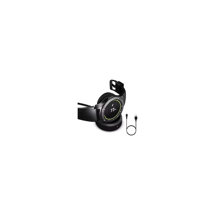 Coverzone Galaxy Watch Şarj Istasyonu Gear S2 Gear S3 Gear S4 Gear Sport Galaxy Watch İle Uyumlu Akıllı Saat USB Şarj Aleti