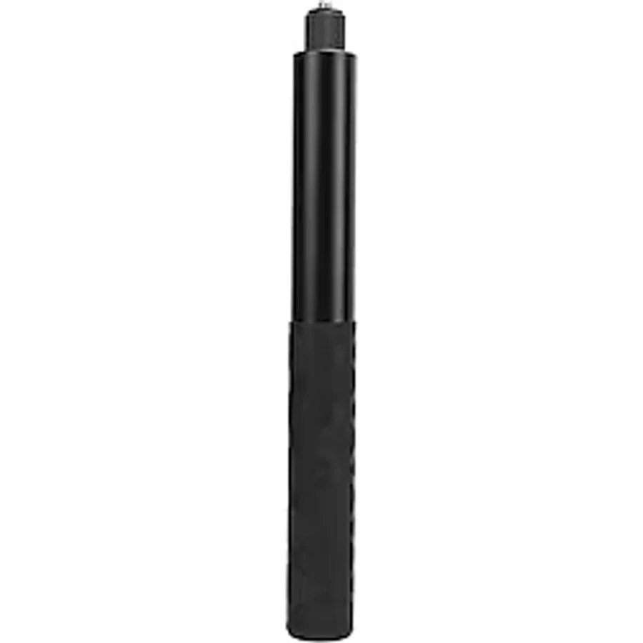 Coverzone Görünmez Selfie Çubuğu, Insta360 X3, X2, X4, X5, ONE RS, GO 3, One X, Evo ile Uyumlu, Alüminyum Katlanabilir Uzatma Çubuğu, 1/4 Vidalı Bağlantı, 360° Görünmez Çekim (114cm)