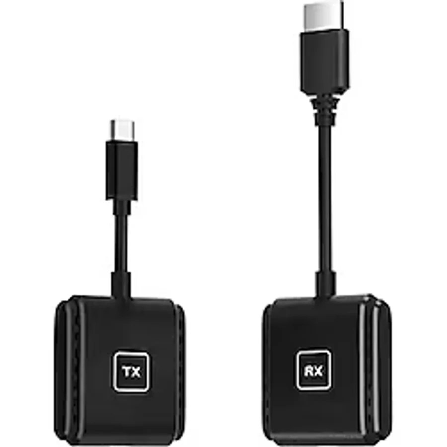 Coverzone Kablosuz HD Görüntü Aktarıcı Seti USB-C TX RX 1080P S1 Type C