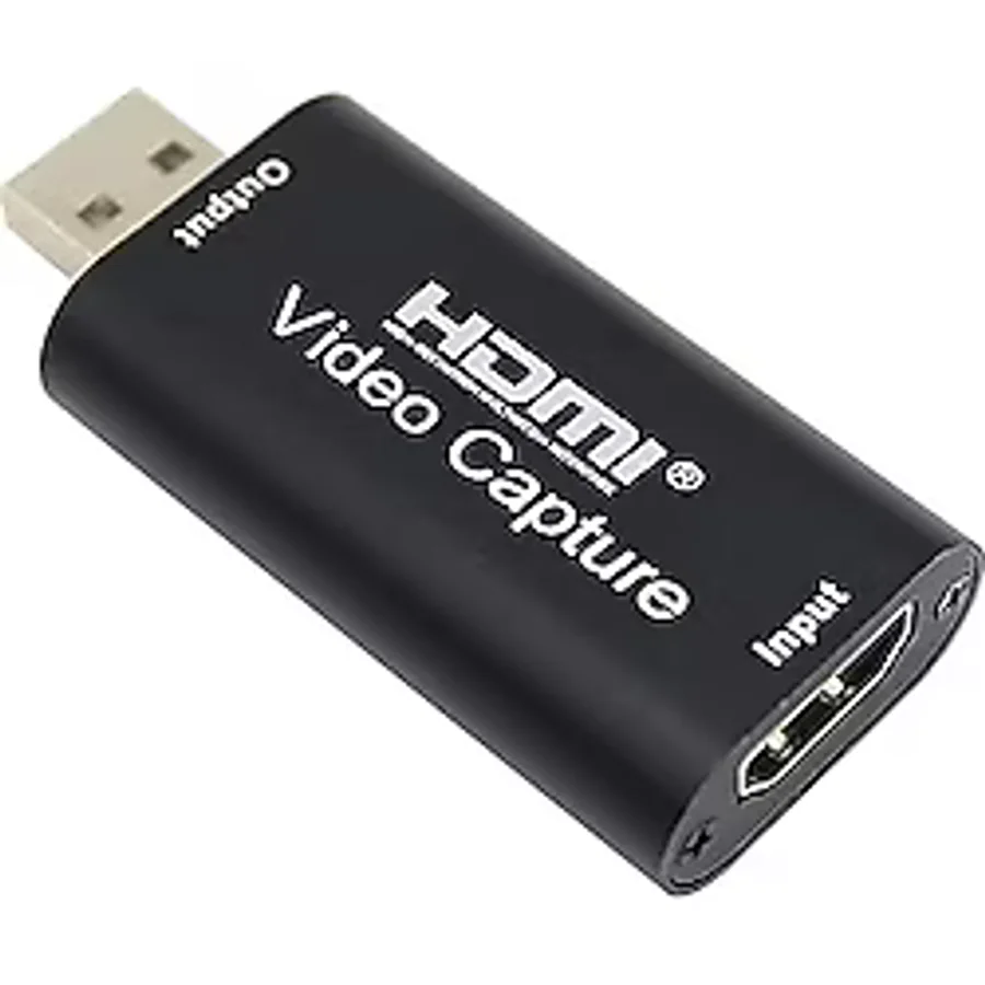 Coverzone Ses Video Yakalama Kartı 1080P 30fps HDMI USB Yakalama Kartları DSLR Video Kamera Oyun - Canlı Akış - Video Konferans - Öğretim için Aksiyon Kamerası ile Kayıt