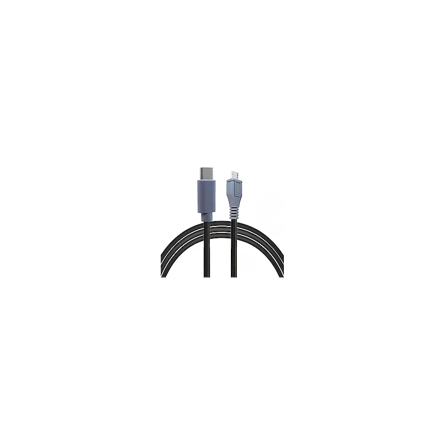 Coverzone Type-C to Mikro USB Kablosu, USB Tip C - Mikro USB OTG Kablosu Erkek - Erkek Şarj Veri İletimi, 1 Metre Kablo (ZR797-1m Kablo)