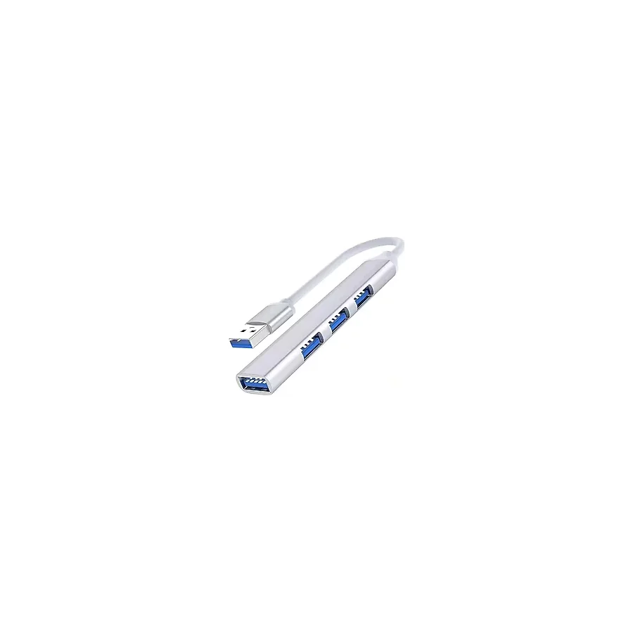 Coverzone USB Çoğaltıcı Adaptör USB 3.0 Çoklu Bağlantı Noktalı Dağıtıcı Seyahat Dock Laptop PC Notebook Bilgisayar Adaptörü Ev Ofis Kullanımına Uygun C809
