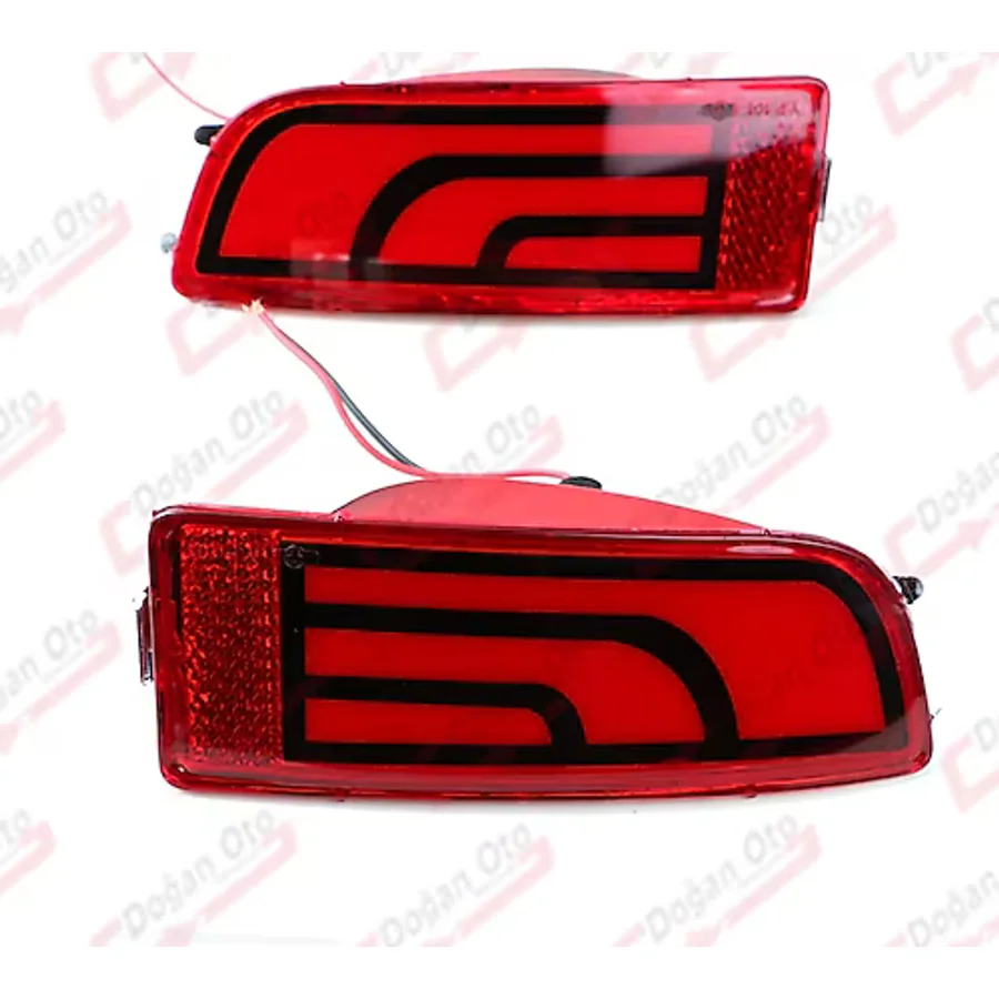 Crafter Sprinter Arka Tampon Reflektörü Neon Lambalı