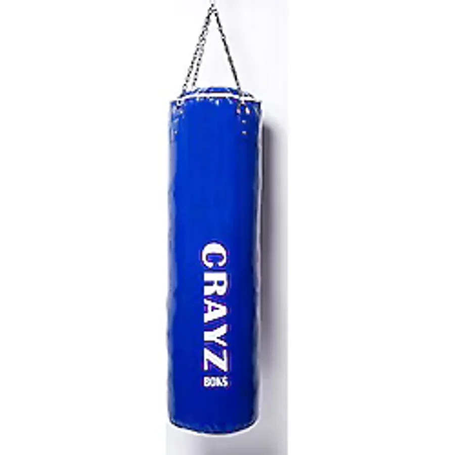 Crayz 120X35 Cm İçi BOŞ Boks Kum Torbası + Tavan Askı Aparatı