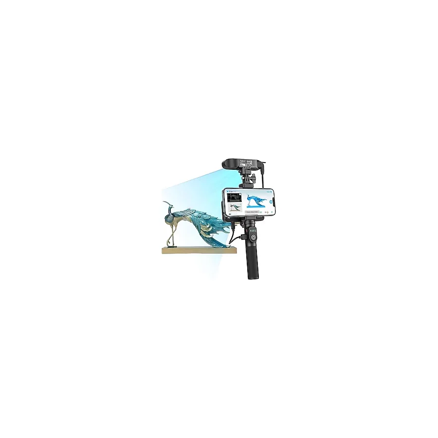 Creality 3D Tarayıcı Ferret Pro, Resmi Cr Tarama Ferret Pro 3D Tarayıcı, Kablosuz Tarama, Sarsıntı Önleyici Takip, Hızlı Tam Renkli Tarama, 0,1 mm Doğruluk
