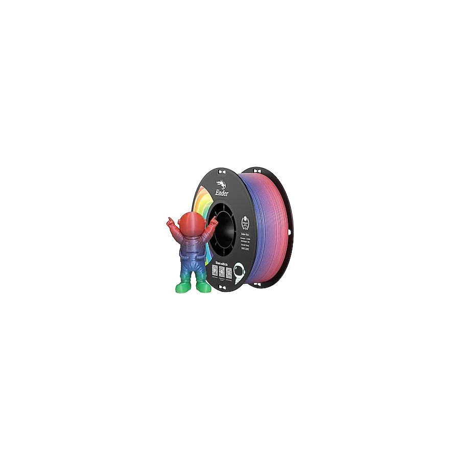 Creality Ender PLA Plus 1.75 mm 1 kg Gökkuşağı Filament