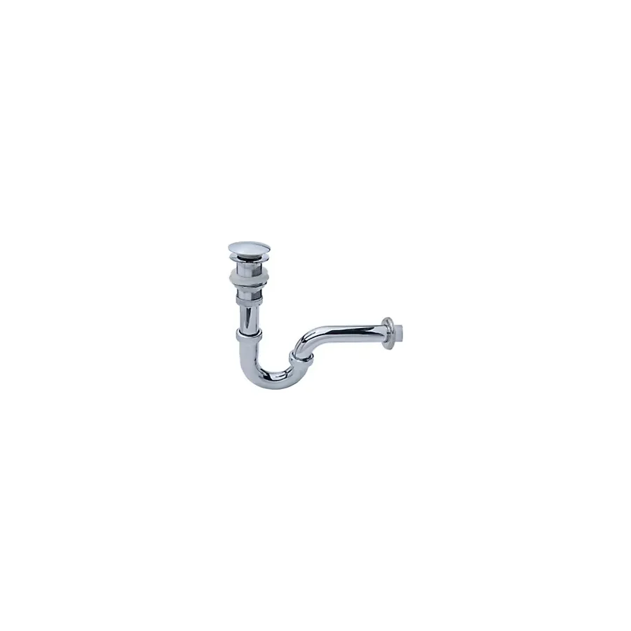 Creavit Donau Lavabo Gideri Krom Lavabo Sifonu Pop-up Ø32 Mm U Borulu