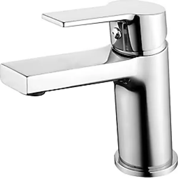 Creavit Luna Lavabo Bataryası Aç - Kapa Tipi Pirinç Malzemeden Üretilmiş Modern Tasarım