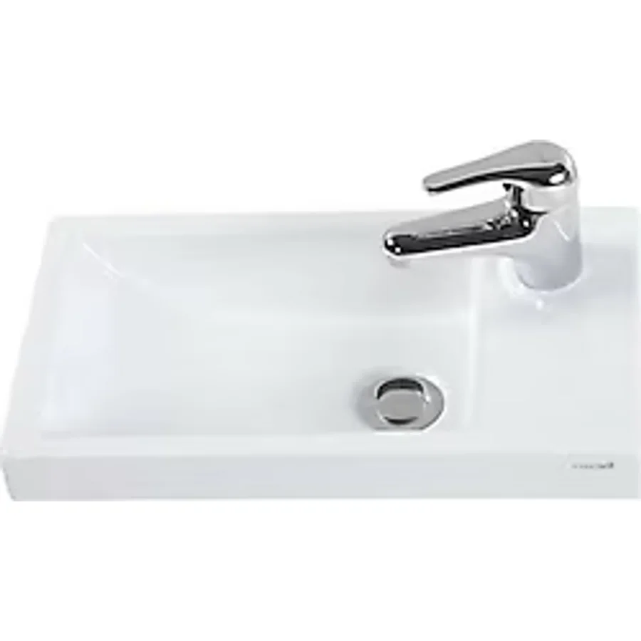 Creavit TP025 Elmas 25x45 cm Beyaz Dolap Üstü Lavabo
