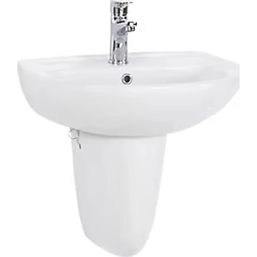 Creavit TP150 40 x 50 cm Yarım Ayak Oval Lavabo