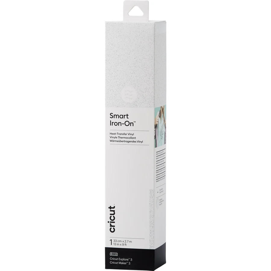 CRICUT 2009062 SMART IRON ON 33X273CM 1 SAYFA PARILTILI BEYAZ