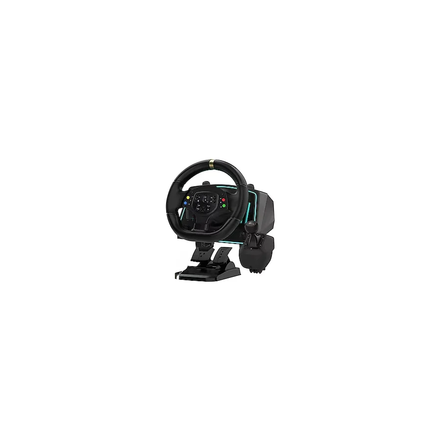 Crk Tech G30 270° Oyuncu Direksiyon Seti Ps4 Ps3 PC Xbox One/S/X Ns Uyumlu Kablolu Titreşimli 2 Pedallı