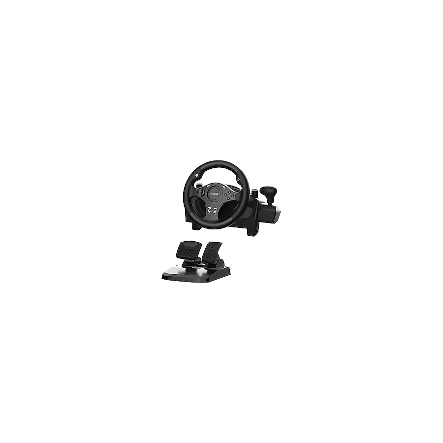 CRK TECH R270 Direksiyon Seti Çift Motorlu Titreşimli PC/PS3/PS4/XBOX ONE/X360 Nintendo Switch/Android Uyumlu