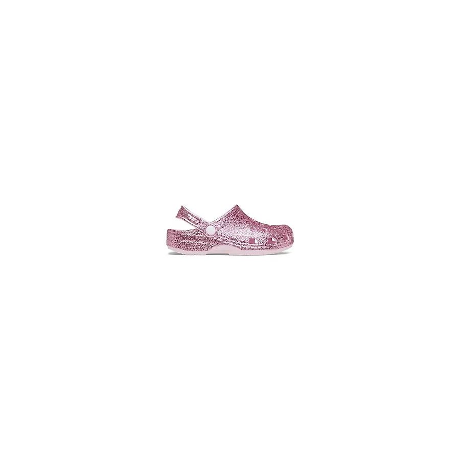 Crocs Classic Chunky Glitter Clog T 211940-6ZW Pembe Bebek Terlik