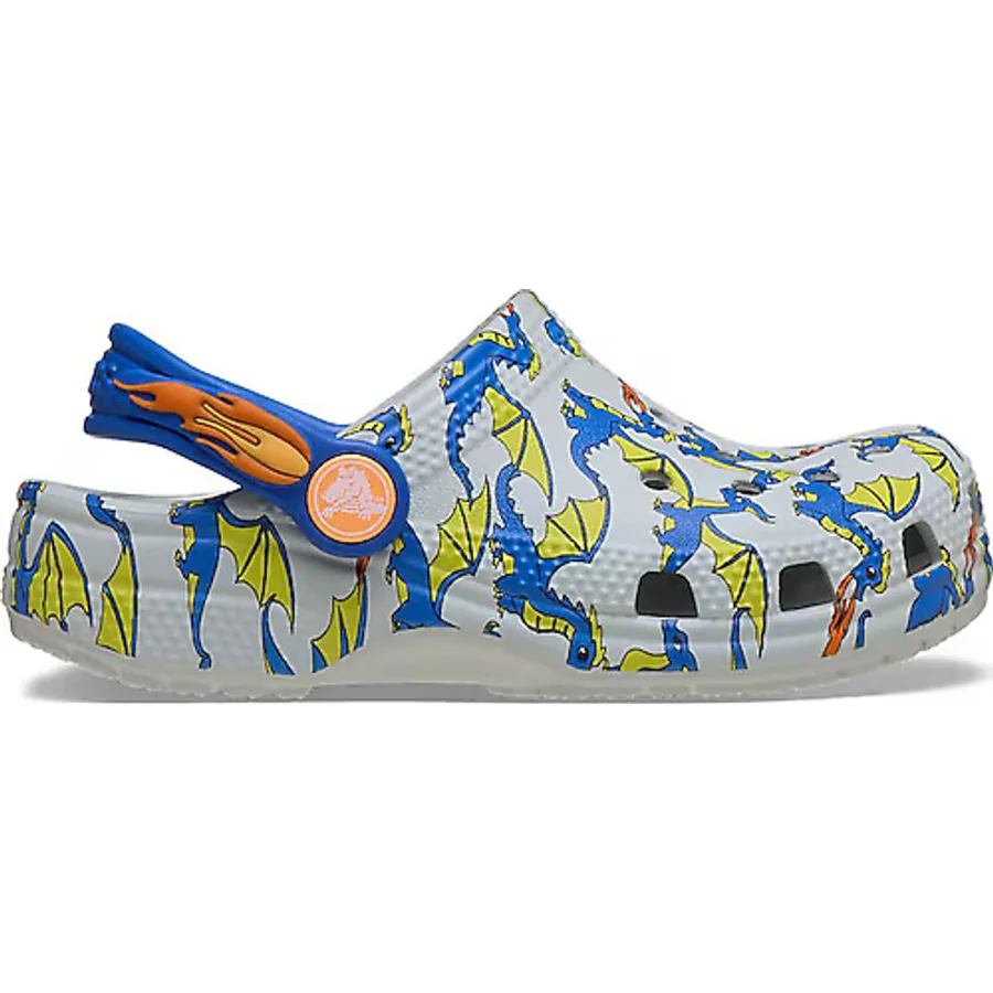 Crocs Classic Dragon Graphic Clog T 212514-1 Bebek Terlik