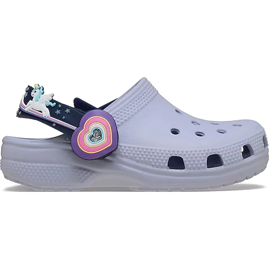 Crocs Classic Imagination Lights Backstrap Clog T 211892-5BO Mor Bebek Terlik